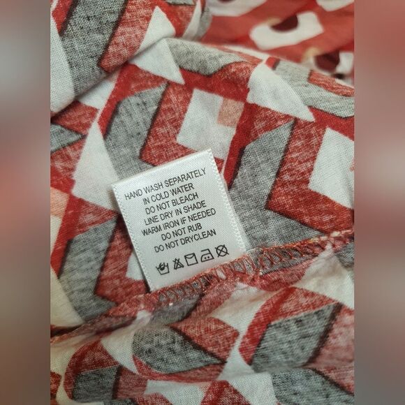 Anthropologie Ro's Garden Phoenix Maxi Dress Red India Boho Bohemian XS - Picture 7 of 8